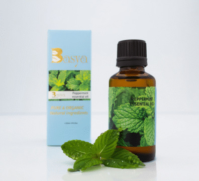 Basya Peppermint Essential Oil, Pure and Organic, 30ml
