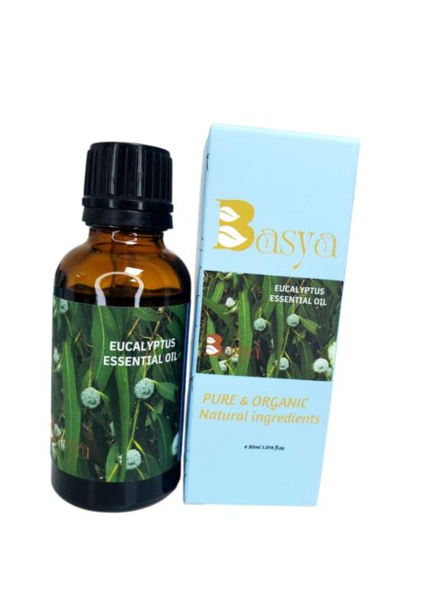 Basya Pure Organic Eucalyptus Essential Oil, 30ml, Natural.